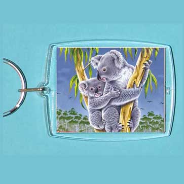 Acrylic Keyring Koala Australia